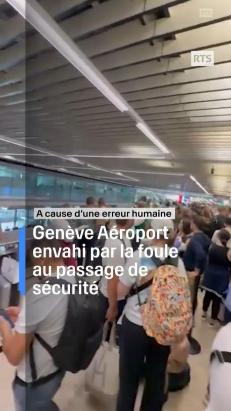 Aéroport de Genève: retards et annulations dimanche après des passagers dirigés vers le mauvais point de contrôle