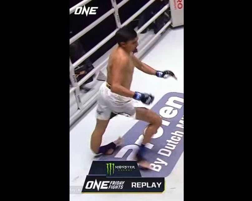 Boxe thaï à Bangkok : fracture tibiale met fin au duel Ramazanov-Abdelali lors du One Friday Nights 134